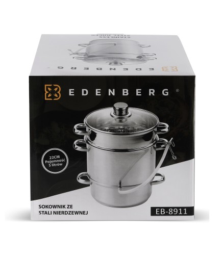 Соковыжималка Edenberg 5л >>> ПРАКТИЧНЫЙ РАЗМЕР <<<