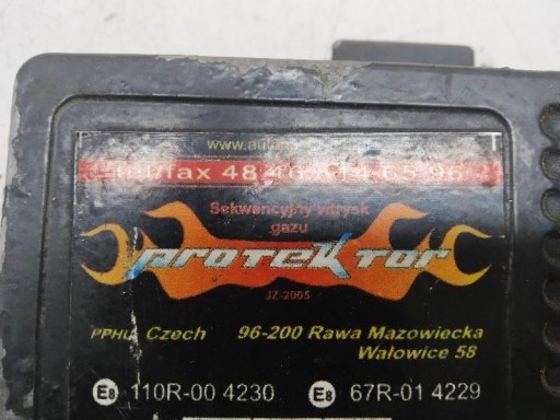 STEROWNIK LPG PROTEKTOR 4 CYL JZ2005 97R014229