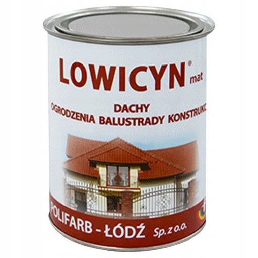 LOWICYN Matt 0,8л Графит, оцинковка