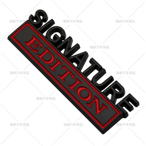 Логотип автомобильного металлического листа SIGNATURE ED