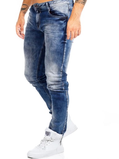 Spodnie Cipo Baxx Jeansy Przecierane Slimfit