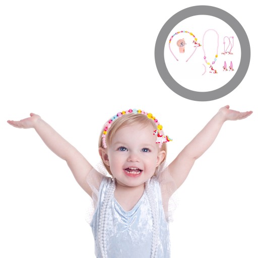 ОЖЕРЕЛЬЕ ДЛЯ МАЛЕНЬКИХ ДЕВОЧЕК УКРАШЕНИЯ SEE KIDS
