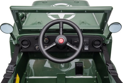 JEEP ВОЕННЫЙ АВТОМОБИЛЬ РЕТРО 12V 4 ПИЛОТНЫХ ДВИГАТЕЛЯ