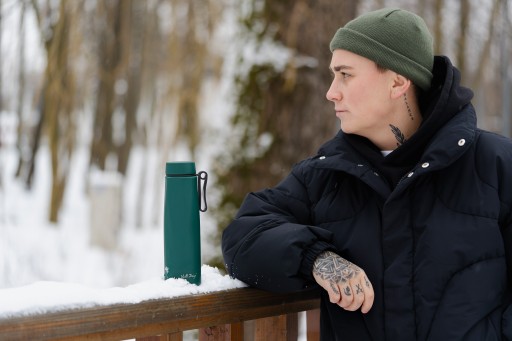 VIALLI BUTELKA PRÓŻNIOWA TERMICZNA TERMOS KAWĘ HERBATĘ NAPOJE FUORI 500 ML