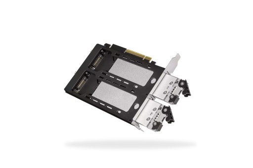 ICY DOCK Wyjmowana, 2-zatokowa obudowa M.2 NVMe SSD na PCIe 4.0 x8 do monta