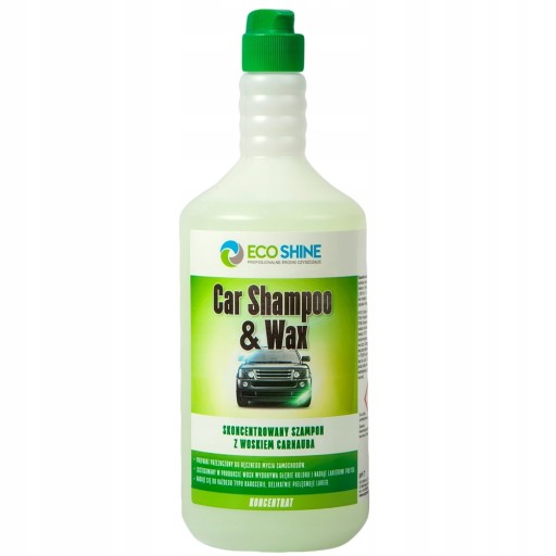 ECO SHINE CAR SHAMPOO шампунь с воском 1л