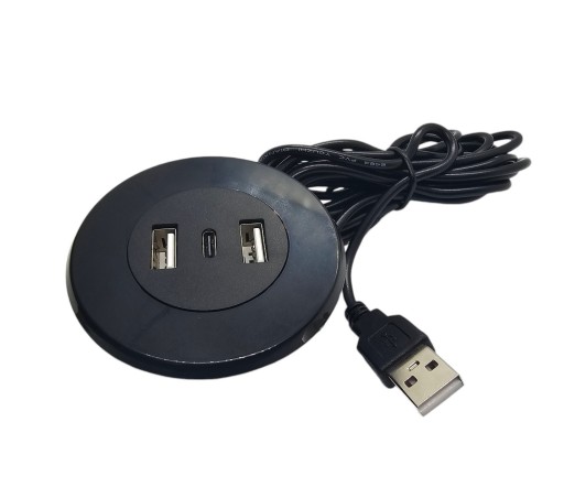 GNIAZDO 2X USB A ORAZ 1X GNIAZDO USB-C DO OBUDOWY