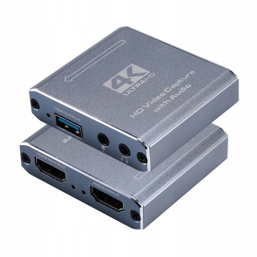 ВИДЕОГРАББЕР HDMI РЕГИСТРАТОР ИЗОБРАЖЕНИЙ USB 4K OBS КАРТА ПОТОКОВОГО ЗАХВАТА ПК