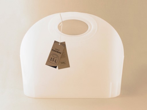 Koszyk sklepowy duży MAXI Flexibag 15L bezbarwny