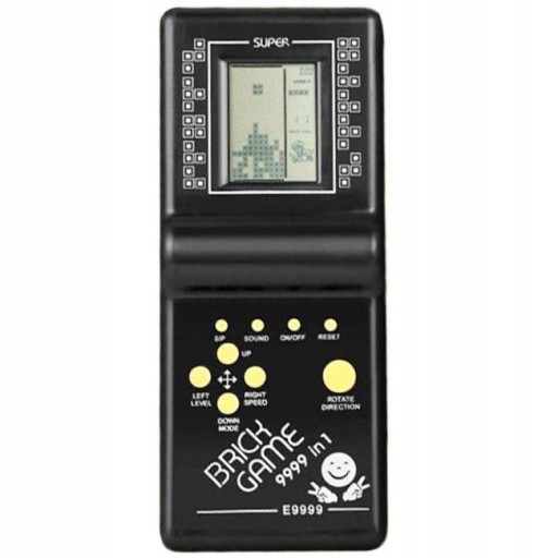 ТЕТРИС ЭЛЕКТРОННАЯ ИГРА РЕТРО КАРМАННАЯ КОНСОЛЬ 9999 ИГРЫ НА БАТАРЕЯХ
