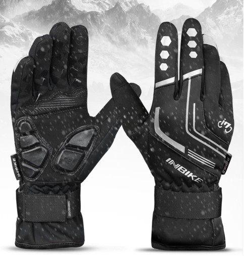ЗИМНИЕ ВЕЛОСИПЕДНЫЕ ПЕРЧАТКИ ДЛЯ ВЕЛОСИПЕДА С ГЕЛЕВЫМИ ВСТАВКАМИ COMFORT XL