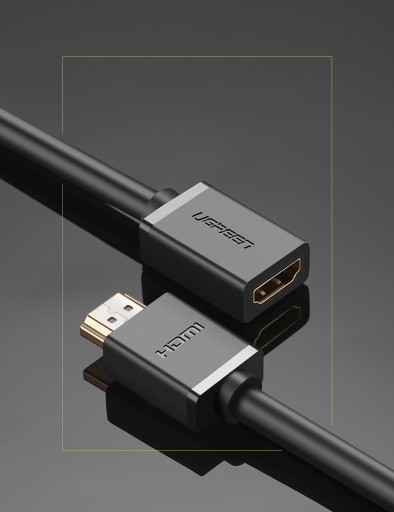 UGREEN Адаптер-удлинитель кабеля HDMI-удлинитель 1 м