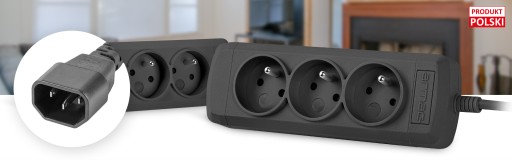 ARMAC LISTWA ZASILAJĄCA ARCOLOR3 0.6M UPS BLACK