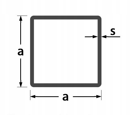Profil nierdzewny 35x35x2 mm INOX 200 cm