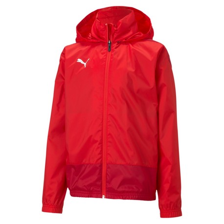 Детская куртка Puma Teamgoal 23 непромокаемая красная 152см T1C282