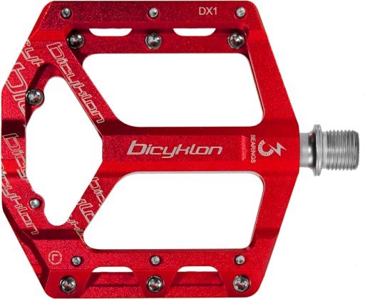 Педали BICYKLON DX1 Красные алюминиевые подшипники