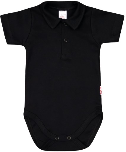 Боди COLLAR Polo KR Черный размер 62 KLEKLE