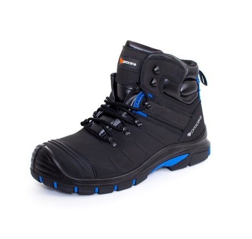 BUTY ROBOCZE obuwie ochronne BHP trzewiki WODOODPORNE PODNOSEK S1 SRC r.45