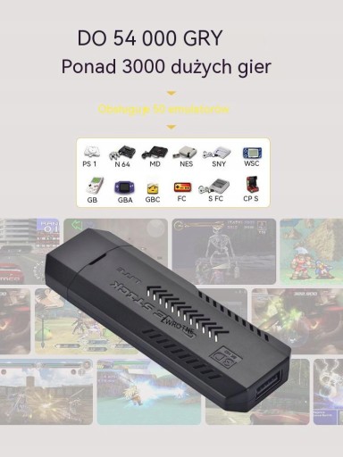 HD Game Stick 4K 256 ГБ 54000 ТВ-игровая консоль