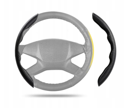 КРЫШКА РУЛЕВОГО КОЛЕСА CARBON SPORT COVER, ЧЕРНАЯ
