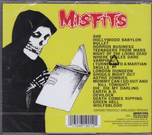 CD- MISFITS-COLLECTION: BEST OF (НОВИНКА В УПАКОВКЕ)