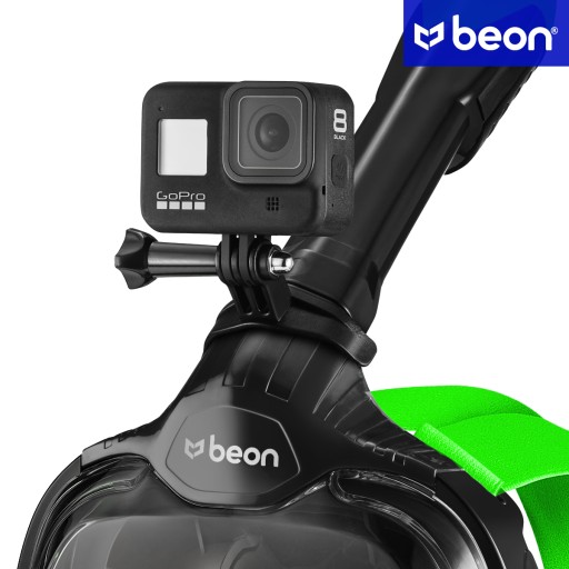 МАСКА ДЛЯ ПЛАВАНИЯ С ДЕРЖАТЕЛЕМ ДЛЯ КАМЕРЫ BEON PRO L/XL