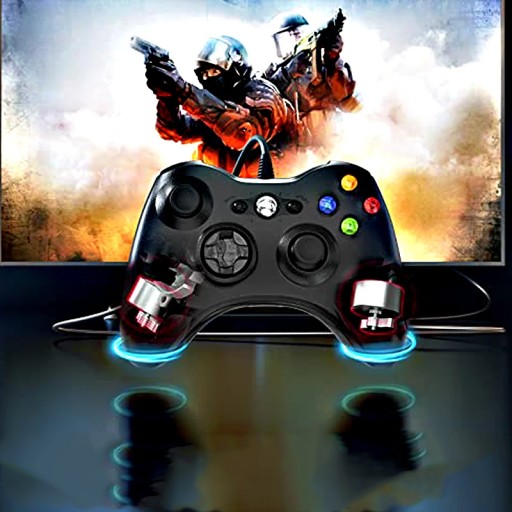 КОНТРОЛЛЕР GAMEPAD PAD для XBOX 360 / SLIM КОНСОЛЬ ДЛЯ ПК USB DUAL SHOCK + ЧЕХОЛ
