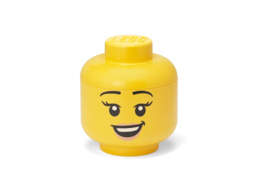 LEGO КОНТЕЙНЕР МАЛЕНЬКАЯ ГОЛОВКА СЧАСТЛИВАЯ ДЕВОЧКА ДЕВОЧКА S 2 Л