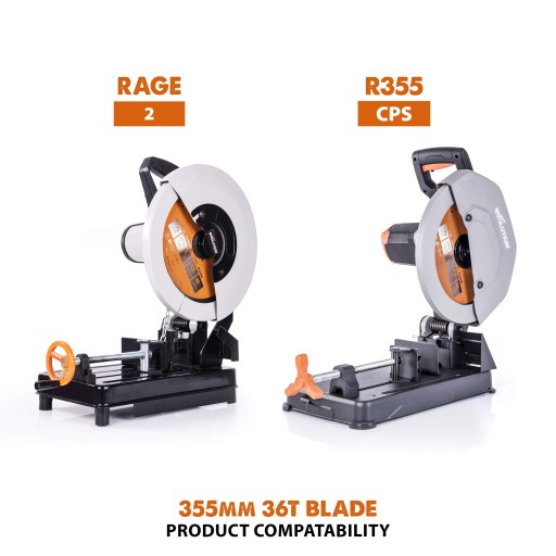 Piła tarczowa tarcza EVOLUTION 355mm 36z Multi Drewno Stal ALU PCV