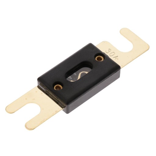 wkv-Great Performance 5 Pcs Car Auto ANL Gold Plated 30A 32V