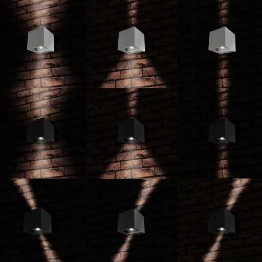 НАРУЖНЫЙ ФАСАДНЫЙ НАСТЕННЫЙ СВЕТИЛЬНИК LED 6W ЛАМПА ДЛЯ БАЛКОНА ТЕРРАСЫ IP54
