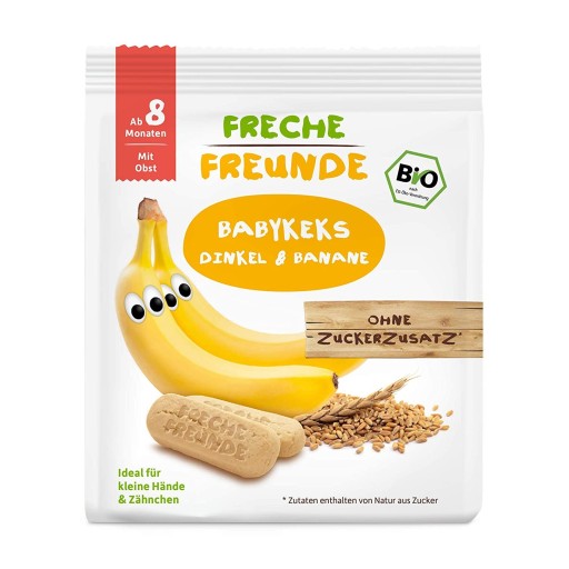 Freche Freunde BIO Печенье из спельты с бананами