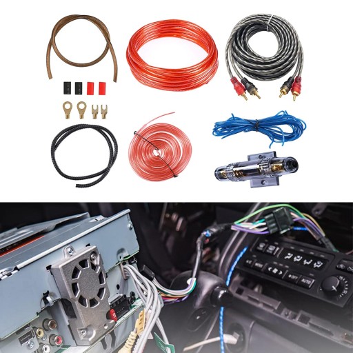 Zestaw okablowania Car Audio Zestaw instalacyjny z bezpiecznikiem