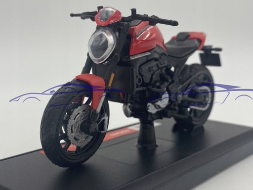 DUCATI Monster 2021 красный мотоцикл 1:18 модель Maisto