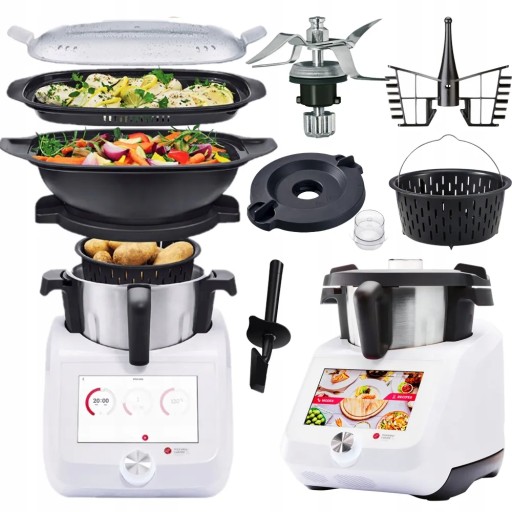 НОВЕЙШИЙ УМНЫЙ РОБОТ MONSIEUR CUISINE 8 ДЮЙМОВ 1200 Вт LIDLOMIX WIFI 2023 PL