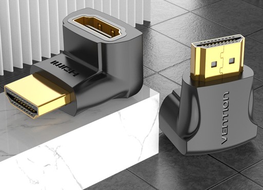 ВЕРХНИЙ АДАПТЕР VENTION ANGLE HDMI 2.0 UHD 4K 60 Гц 90 ГРАДУСОВ