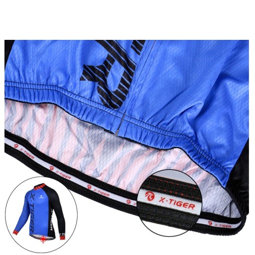 BLUZA ROWEROWA KOLARSKA MĘSKA OCIEPLANA NA WIOSNĘ DOBRA AERODYNAMIKA PRO L