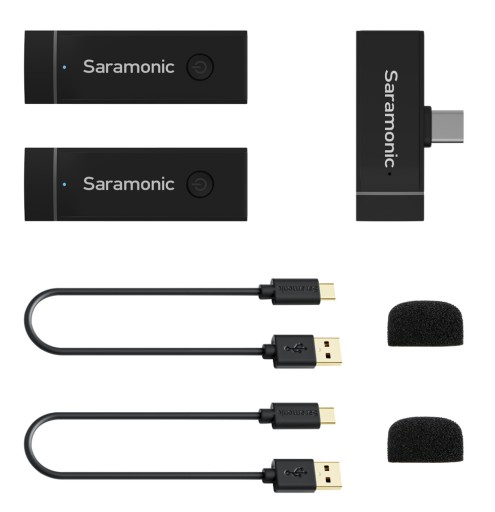 Комплект беспроводной передачи звука Saramonic Blink Go-U2