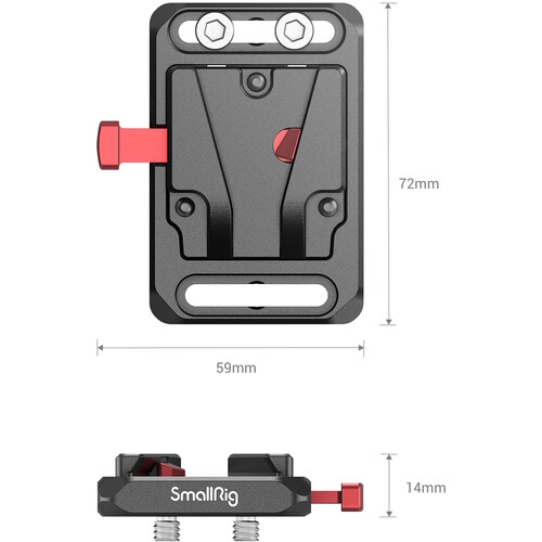 SmallRig 2987 — V-образная пластина