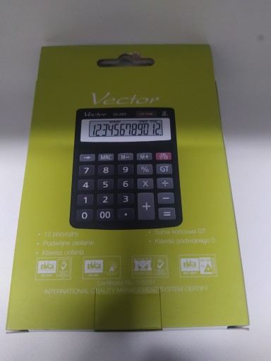 Офисный калькулятор Vector DK-206