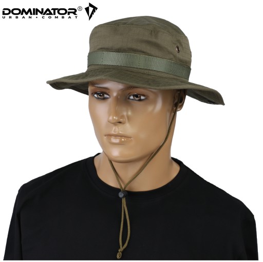 Польская военная шляпа DOMINATOR BOONIE с воротником Rip-Stop OLIVE M