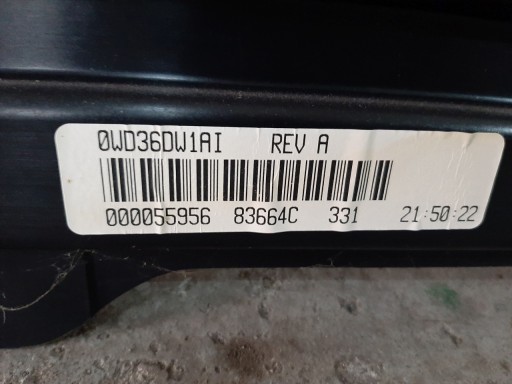 CHRYSLER PACIFICA 06R FL ЛЮК ДВИГАТЕЛЬ НА КРЫШЕ