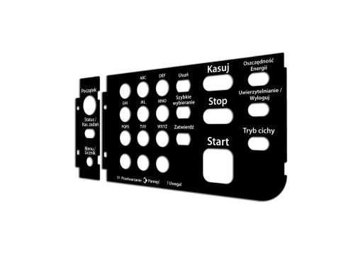 KYOCERA M5526cdw / Utax P-C2655w Наклейка на панель