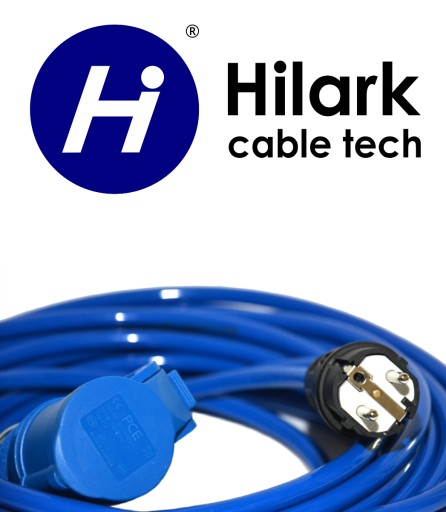 РЕЗИНОВЫЙ удлинительный кабель H07BQ-F 3x2,5 1 м для кемперов CEE
