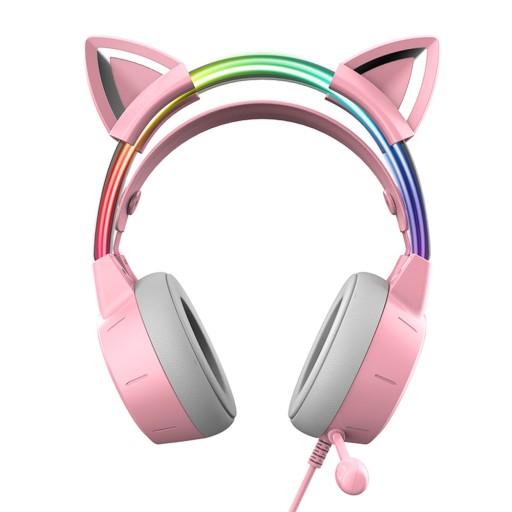 Игровые наушники Onikuma x15 Pro Cat ушей поверх