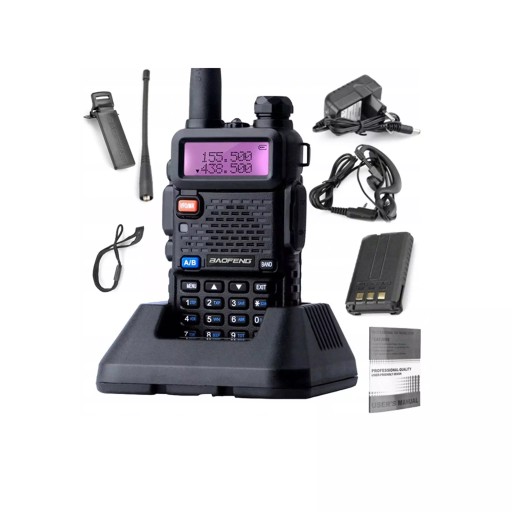 Радиостанция Baofeng UV-5R, 5 Вт, аккумулятор 1800 мАч
