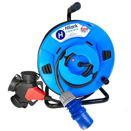 Przedłużacz gumowy CEE H05RR-F 30m 3x2,5 odwrócony