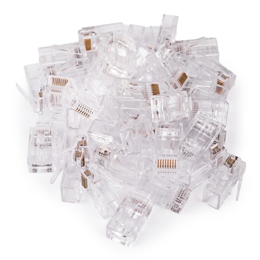 100 x подключаемые советы 5E RJ-45 для интернет-кабеля LAN UTP
