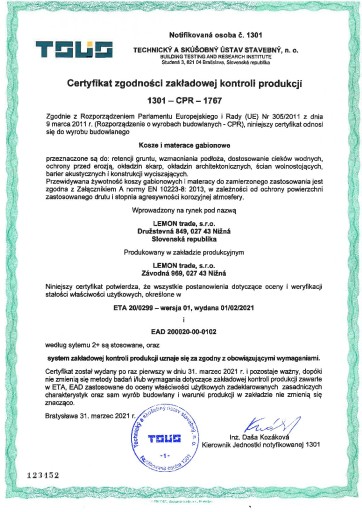 Kosz gabionowy 200x30x100cm- Ogrodzenie gabionowe,