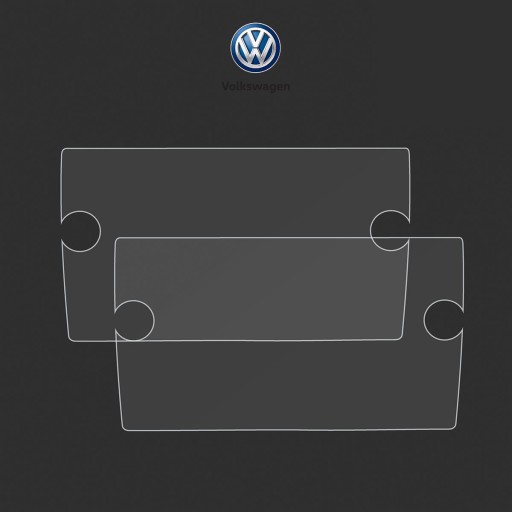 ЗАЩИТНОЕ СТЕКЛО 2в1 ДЛЯ ЭКРАНА НАВИГАЦИИ ДЛЯ VOLKSWAGEN TOURAN III